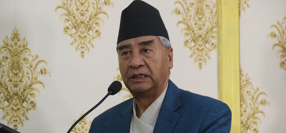 विपक्षी दलका नेताहरूसँग छलफल गर्दै कांग्रेस सभापति देउवा