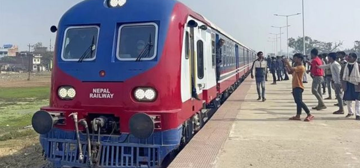 भङ्गहा–जनकपुर–जयनगर रेल सेवा पुनः सञ्चालन