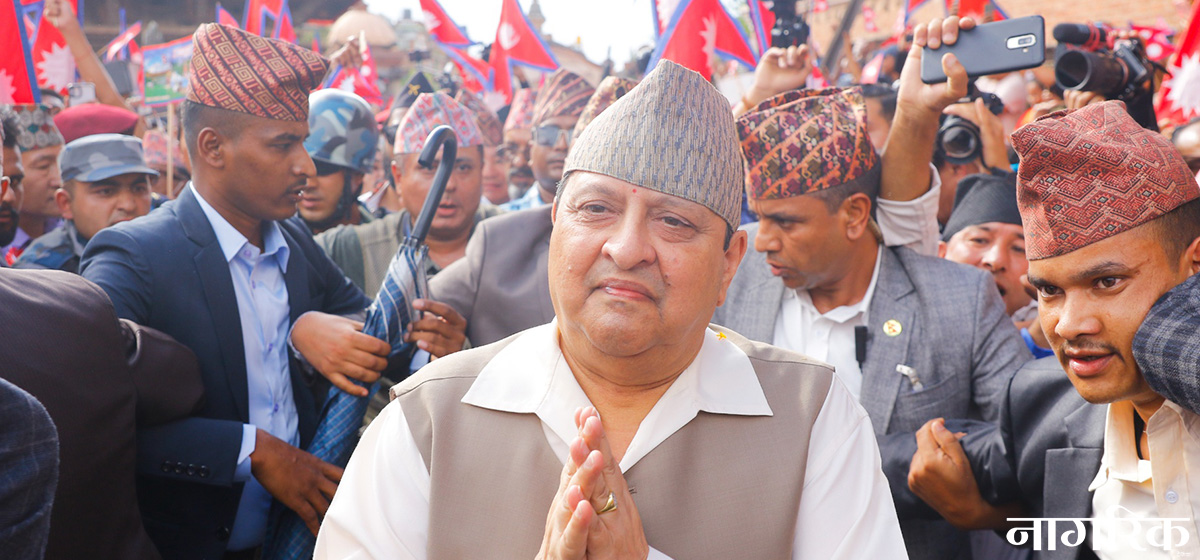 पूर्वराजा शाह पाटन दरवारको अवलोकनमा