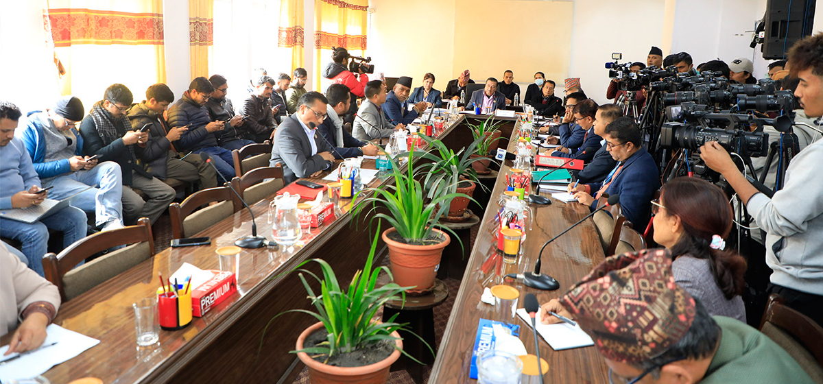 एकैपटक ६ वटा संसदीय समितिको बैठक बस्दै