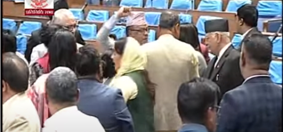 संसद्मा एमाले अध्यक्ष ओलीप्रति आक्रामक बने धनराज गुरुङ