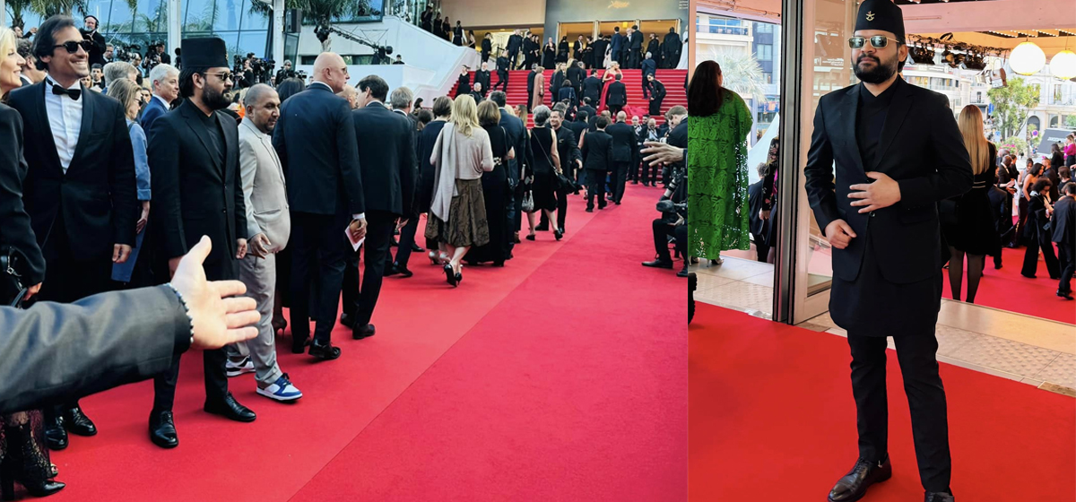 कान्सको रेडकार्पेटमा मेयर बालेन शाह