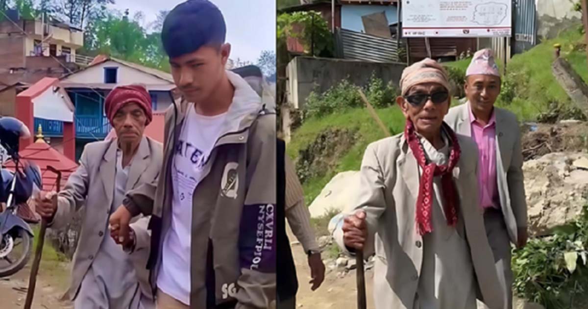 एक सय दुई वर्षमा आँखाको ज्योति फर्किएपछि…