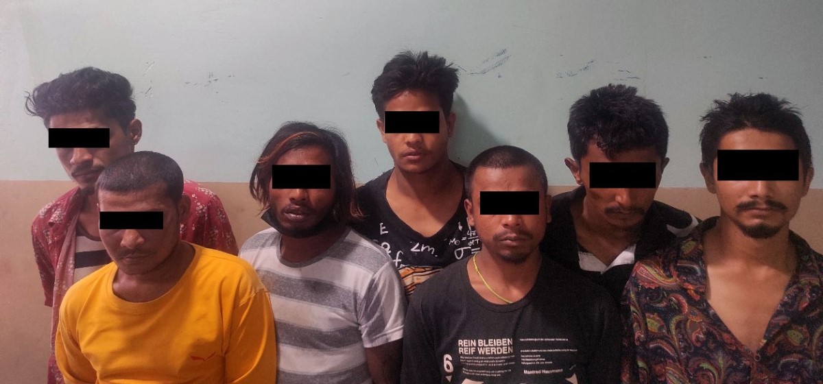 पर्यटकलाई हैरानी दिने सातजना युवा पक्राउ