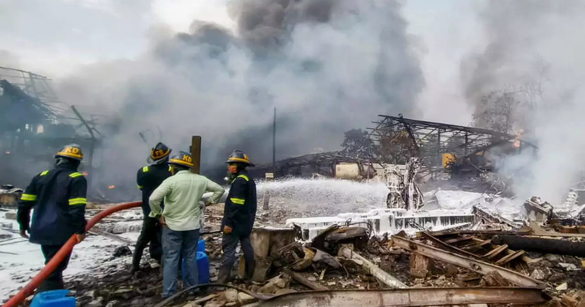 केमिकल फ्याक्ट्रीमा विस्फोट हुँदा ८ जनाको मृत्यु