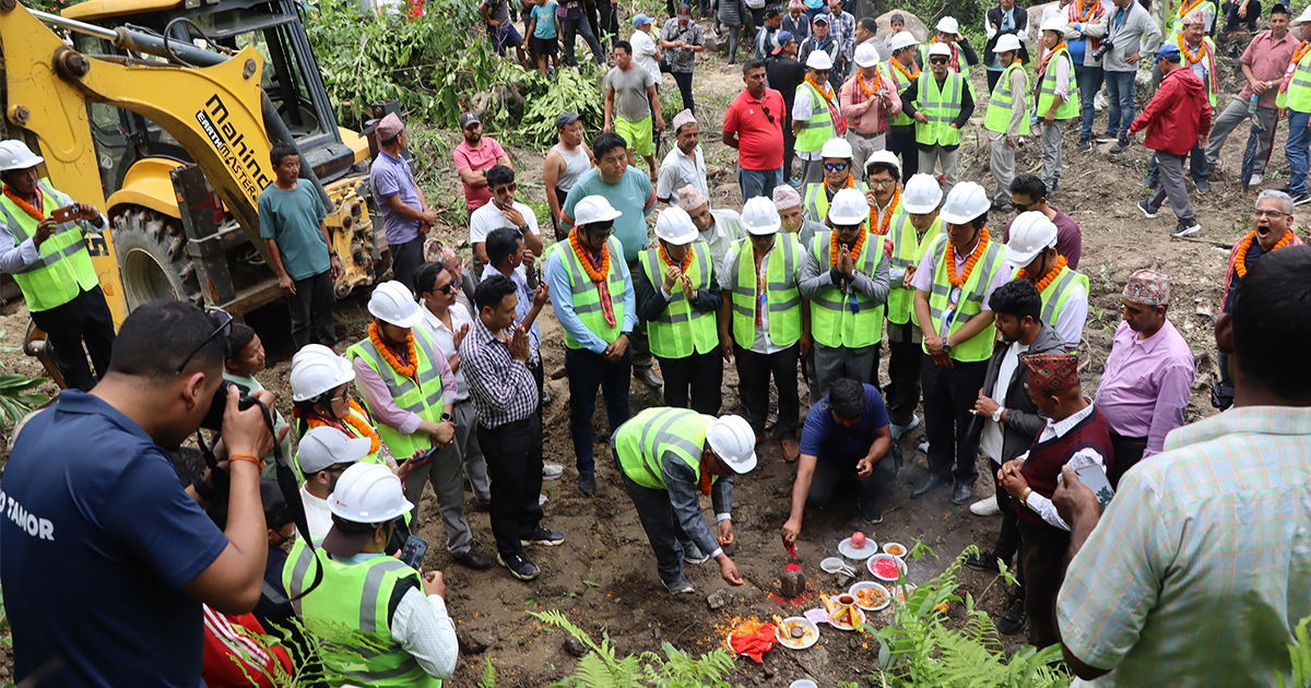 तमोर–मेवा जलविद्युत् आयोजनाको काम सुरु