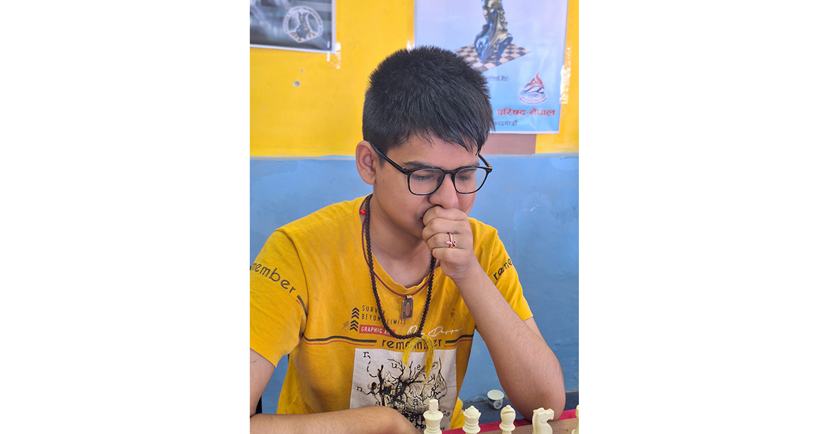 राष्ट्रिय बुद्धिचाल ‘बी’ छनोटमा पुरुषोत्तम च्याम्पियन