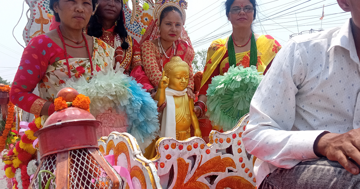 प्राचीन कपिलवस्तु तिलौराकोटमा प्रसुती उत्सव