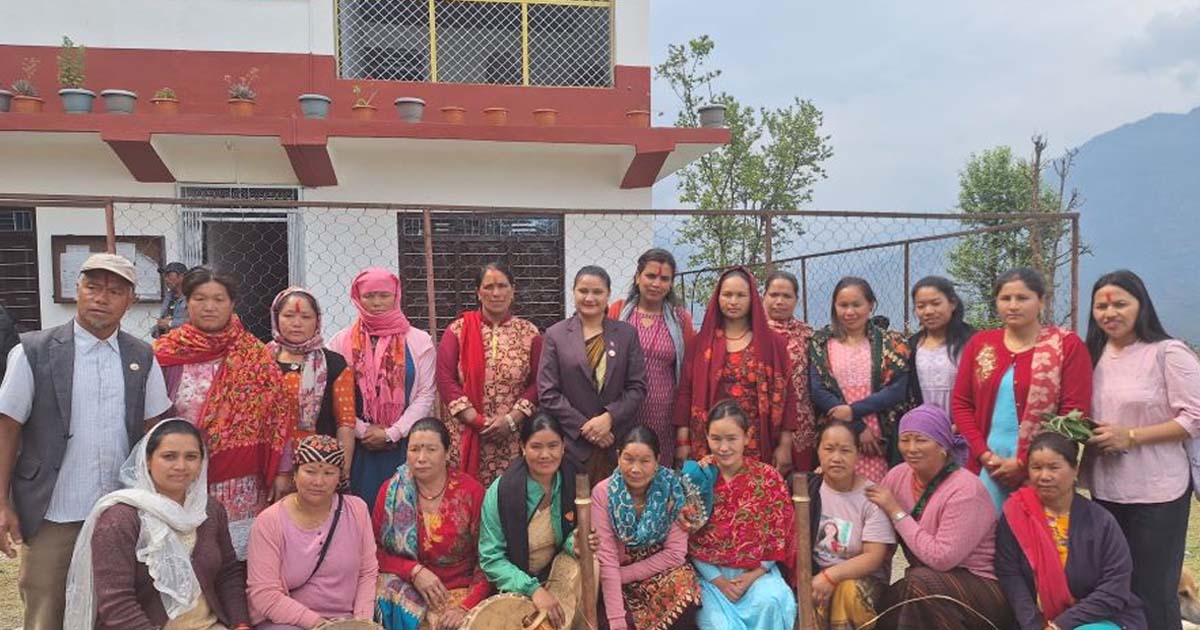 बेनीमा ‘आमा समूहसँग उपप्रमुख’ कार्यक्रम