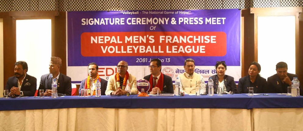 नेपालमा पहिलो पटक पुरुष भलिबल फ्रेन्चाइज लिग हुने