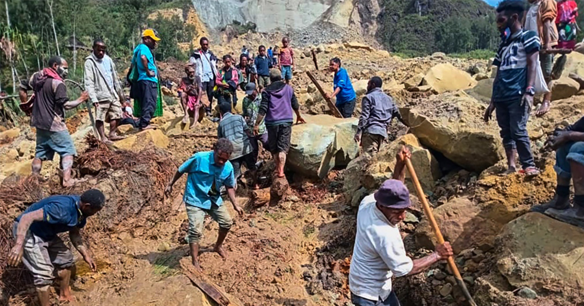 पुवा न्यूगिनी पहिरो: मृत्यु हुनेको सङ्ख्या ६७० भन्दा बढी भएको अनुमान