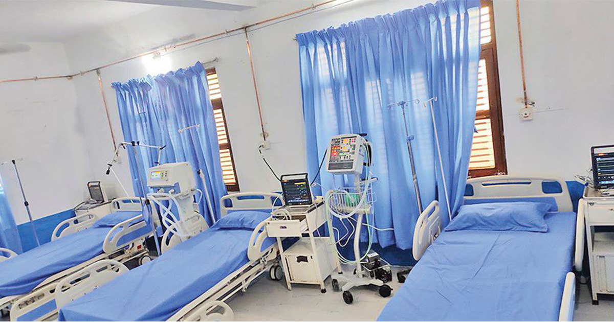 प्रयोगविहीन आइसियु र भेन्टिलेटर