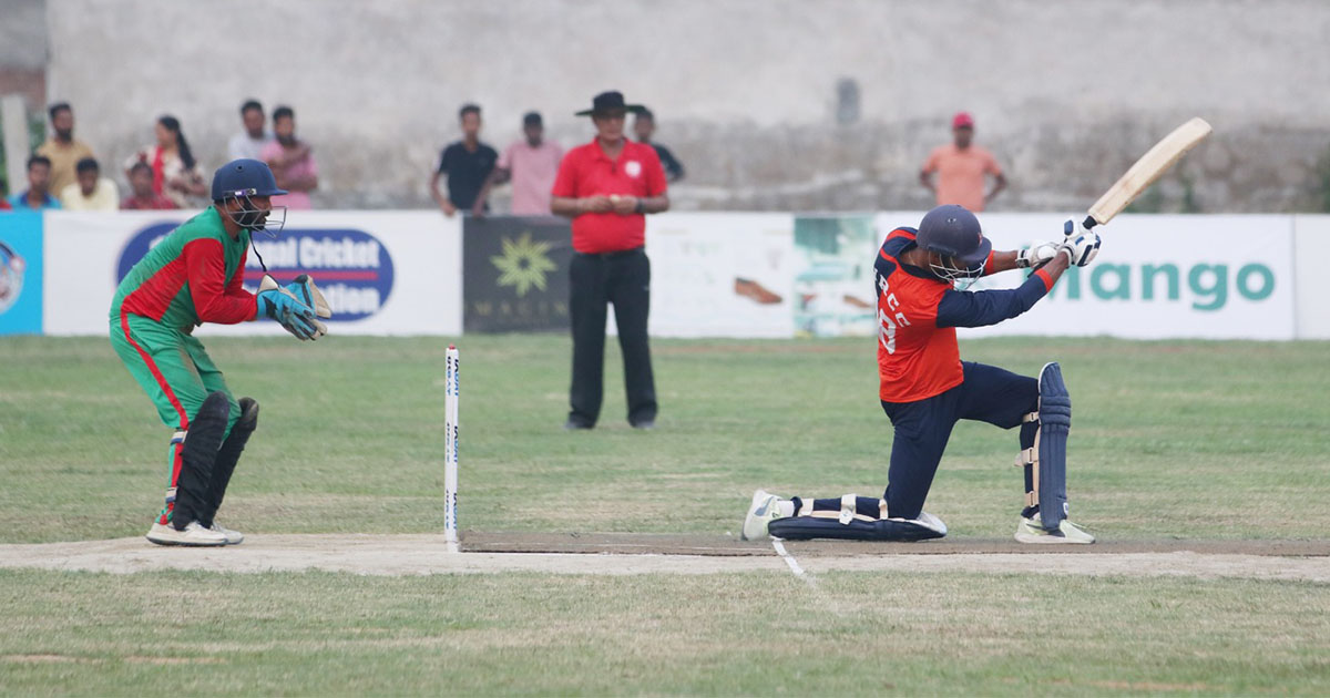 कोशी प्रदेश टी-१० क्रिकेट: तीन खेलमा एनबीएससीको दुई जित