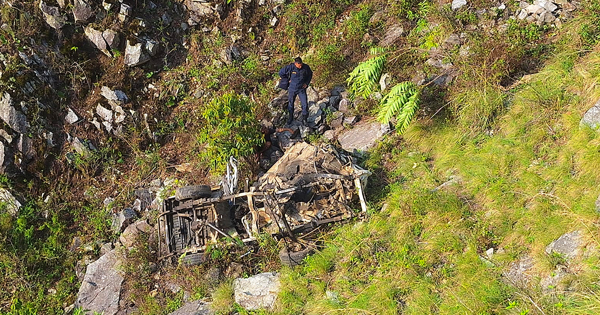 सुर्खेत जीप दुर्घटनाः मृतक चारै जनाको पहिचान खुल्यो