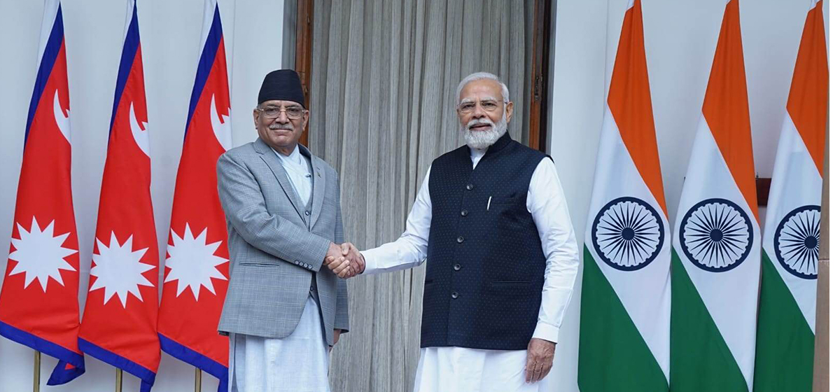 प्रधानमन्त्रीले मोदीलाई फोन गरेर भनेः शुभकामना छ, दुई देशबीच साझेदारीका लागि तयार छौँ