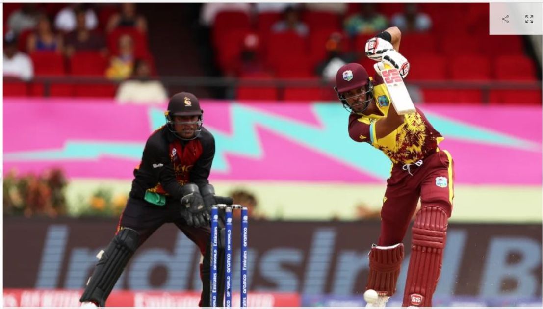 आईसीसी विश्वकप टी २०: वेस्ट इन्डिजले  पीएनजीलाई  ५ विकेटले हरायो