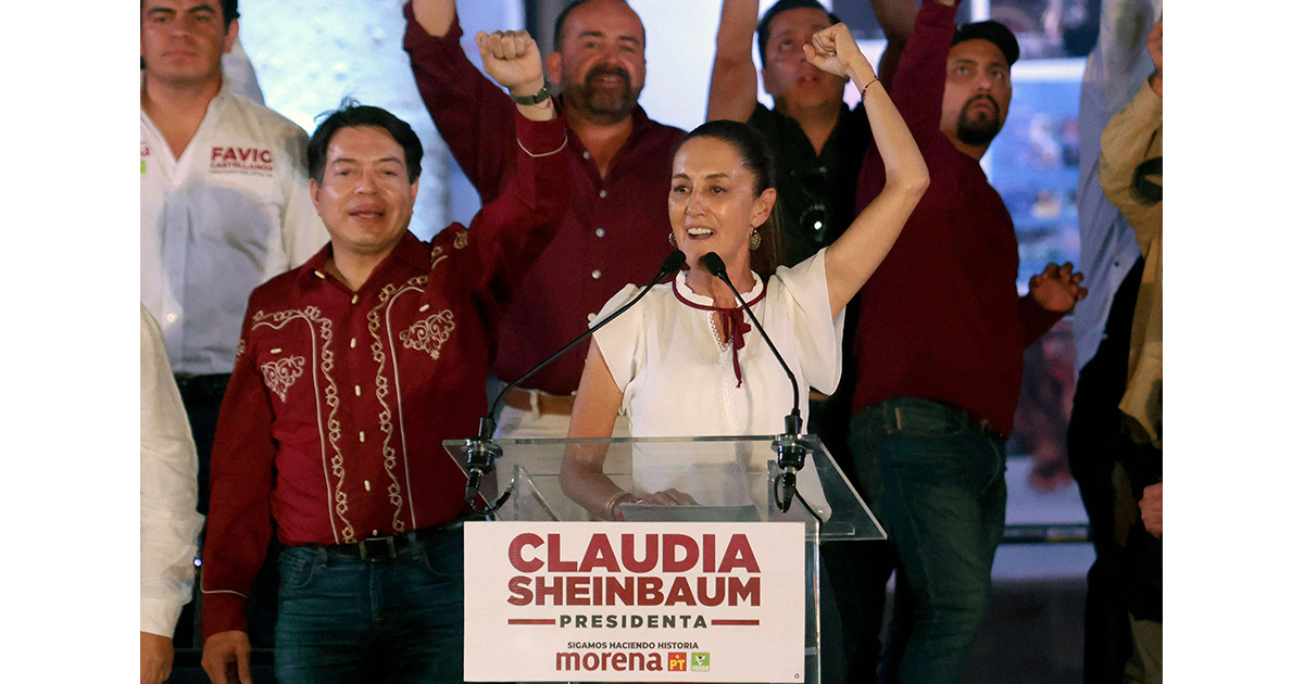 ६१ वर्षीया क्लाडिया मेक्सिकोको पहिलो महिला राष्ट्रपति