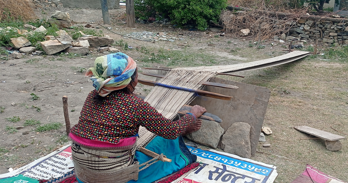 राडीपाखी बुनेर नातिनातिना पढाउदै दामा