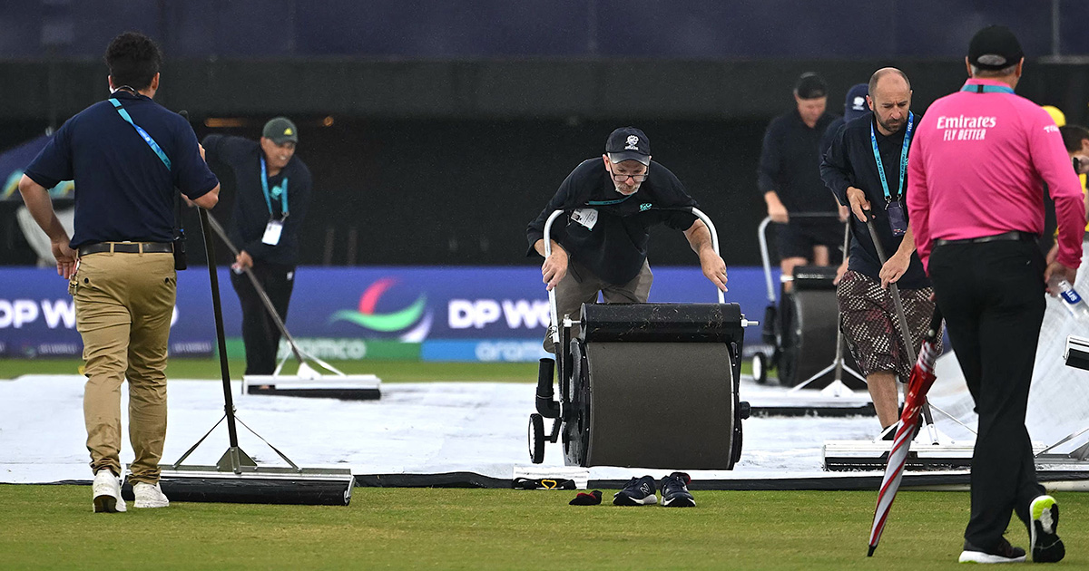 आउटफिल्ड भिजेका कारण नेपाल र नेदरल्याण्ड्स बीचकाे खेलमा ढिलाइ