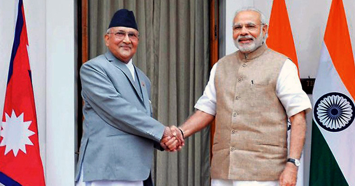 ओलीले दिए मोदीलाई बधाई, प्रधानमन्त्रीमा निरन्तरताको कामना