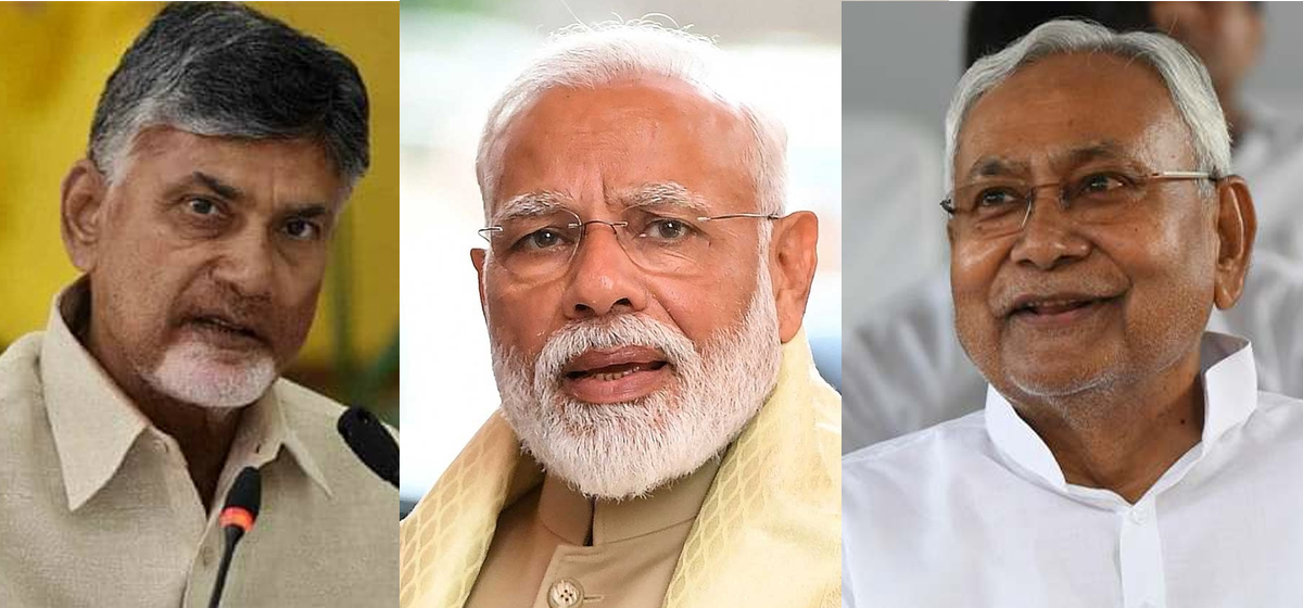 प्रधानमन्त्रीमा ह्याट्रिक गर्ने मोदीको सोच, कति सहज होला बहुमत बिनाको सरकार?