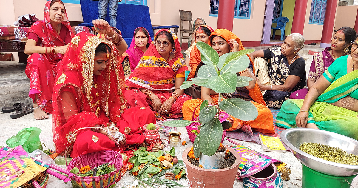 मिथिलाञ्चाल क्षेत्रमा आज वटसावित्री पर्व मनाइँदै