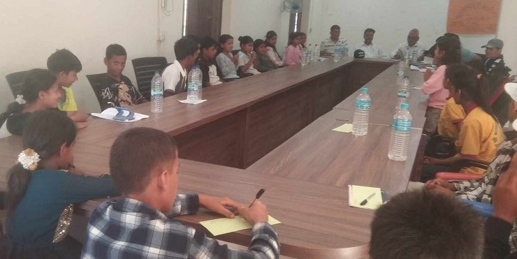 छेडागाडमा बालबालिकाको आवाज