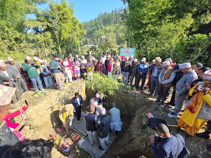मानव सेवा आश्रमको भवन शिलान्यास