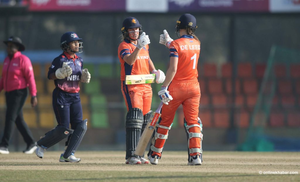 नेदरल्यान्ड्सले नेपाललाई दियो १४१ रनको लक्ष्य